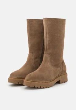 Pier One LEATHER WINTER BOOT - Stiefel - Taupe -Pier One Sales Store 83df9d01add942eaabb452a58120a742