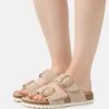 Pier One LEATHER - Pantolette Flach - Beige -Pier One Sales Store 98cc450a5d874ddda1e7aca019439050