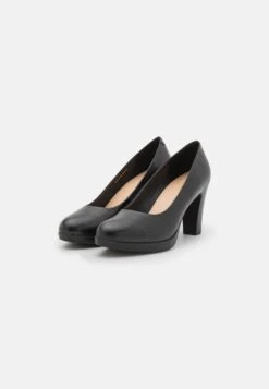 Pier One LEATHER - Plateaupumps - Black -Pier One Sales Store cb9dcb9e5ca84540a8855df09b5d8b0c