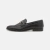 Pier One LEATHER - Slipper - Black -Pier One Sales Store cf8812ab62424f5b98060db923895f6e