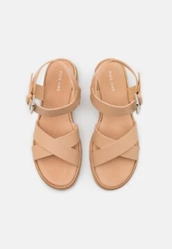 Pier One LEATHER - Riemensandalette - Beige -Pier One Sales Store efe3a4419dd64fed9e5a1ad795b3f40c